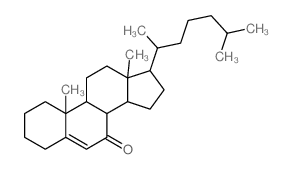 10,13-dimethyl-17-(6-methylheptan-2-yl)-1,2,3,4,8,9,11,12,14,15,16,17-dodecahydrocyclopenta[a]phenanthren-7-one Structure