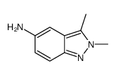 2,3-二甲基-2H-吲唑-5-胺结构式