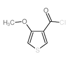 4-甲氧基噻吩-3-羰酰氯结构式