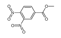 Benzoic acid, 3,4-dinitro-, Methyl ester Structure
