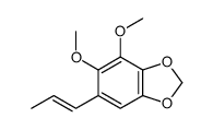 4,5-Dimethoxy-6-(1-propenyl)-1,3-benzodioxole Structure