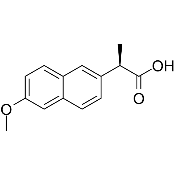 (R)-2-(6-Methoxynaphthalen-2-yl)propanoic acid Structure