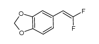 5-(2,2-difluorovinyl)benzo[d][1,3]dioxole结构式