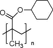 聚(环己基丙烯酸酯)结构式
