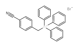 (4-氰基苄基)(三苯基)溴化膦结构式