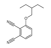 3-(2-ethylbutoxy)benzene-1,2-dicarbonitrile Structure