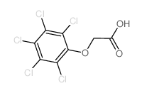 Acetic acid,2-(2,3,4,5,6-pentachlorophenoxy)- picture