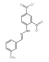 m-tolualdehyde 2,4-dinitrophenylhydrazone structure