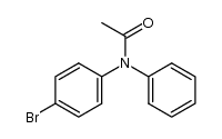 N-(4-bromophenyl)-N-phenylacetamide Structure