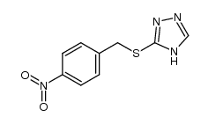 3-[(4-nitrobenzyl)sulfanyl]-4H-1,2,4-triazole Structure