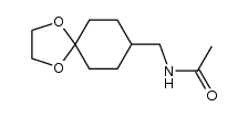 N-(1,4-dioxaspiro[4.5]dec-8-ylmethyl)acetamide结构式
