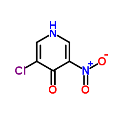 3-氯-4-羟基-5硝基吡啶结构式