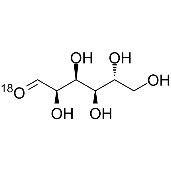 D-Glucose-18O Structure