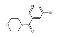 (5-BROMOPYRIDIN-3-YL)(MORPHOLINO)METHANONE Structure