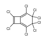 Perchlor-bicyclo[4.2.0]octatrien-(1.5.7)结构式