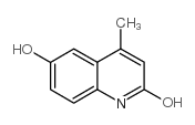 2,6-二羟基-4-甲基喹啉结构式