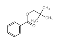 1-Propanol,2,2-dimethyl-, 1-benzoate Structure