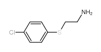 2-[(4-CHLOROPHENYL)THIO]ETHANAMINE结构式