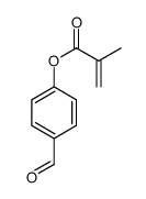 (4-formylphenyl) 2-methylprop-2-enoate Structure