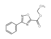 3-苯基-1,2,4-恶二唑-5-甲酸乙酯结构式