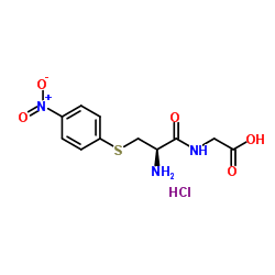 S-(4-硝基苯基)半胱氨酰甘氨酸盐酸盐结构式