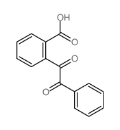 Benzoic acid, 2-(oxophenylacetyl)- Structure