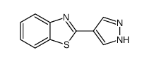 2-(1H-pyrazol-4-yl)benzo[d]thiazole Structure