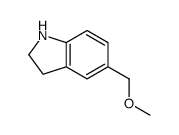 5-(methoxymethyl)-2,3-dihydro-1H-indole Structure