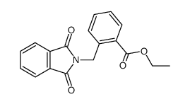 2-phthalimidomethyl-benzoic acid ethyl ester Structure