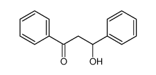 3-hydroxy-1,3-diphenylpropan-1-one结构式
