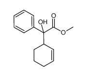 methyl 2-(2'-cyclohexen-1'-yl)-2-hydroxy-2-phenylacetate结构式