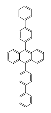 9,10-双[(1,1-联苯)-4-基]蒽结构式