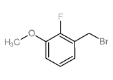 1-(溴甲基)-2-氟-3-甲氧基苯结构式