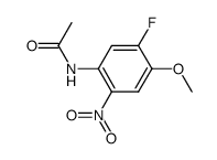 N-(5-fluoro-4-methoxy-2-nitrophenyl)acetamide Structure