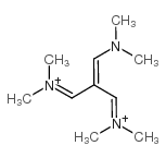 2-[(二甲胺基)亚甲基]-N1,N1,N3,N3-四甲基-1,3-丙二铵结构式