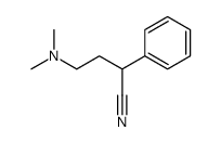 4-(dimethylamino)-2-phenylbutyronitrile结构式