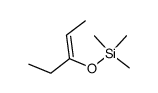 (Z)-3-TRIMETHYLSILOXY-2-PENTENE结构式
