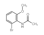 N-(2-bromo-6-methoxy-phenyl)acetamide Structure