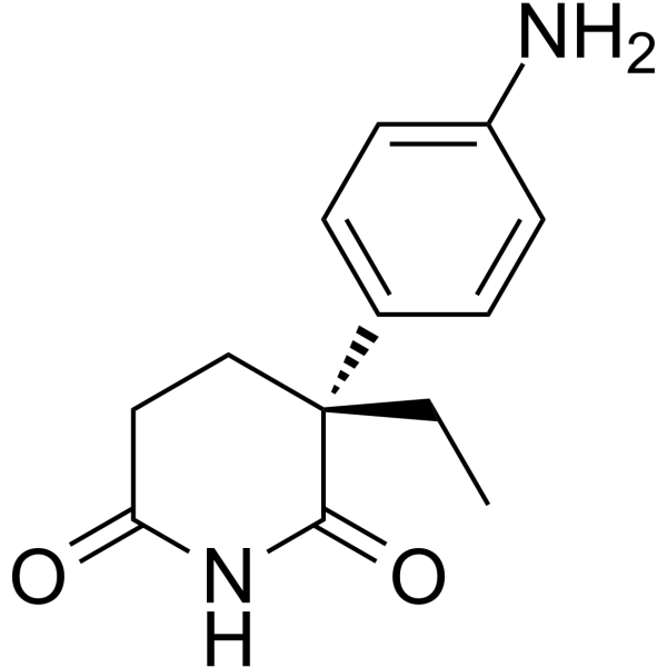 D-Aminoglutethimide Structure