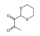 1-(1,3-dithian-2-yl)propane-1,2-dione结构式