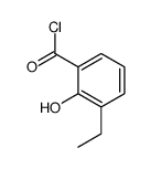 Benzoyl chloride, 3-ethyl-2-hydroxy- (9CI) Structure