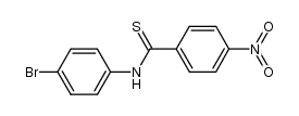 N-(4'-bromophenyl)-4-nitrothiobenzamide Structure