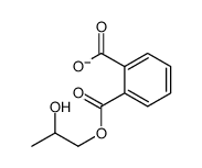 2-(2-hydroxypropoxycarbonyl)benzoate结构式