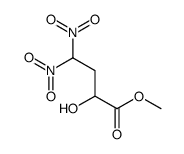 methyl 2-hydroxy-4,4-dinitrobutanoate结构式