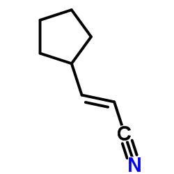 (2E)-3-Cyclopentylacrylonitrile structure