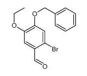 2-bromo-5-ethoxy-4-phenylmethoxybenzaldehyde Structure