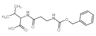 Z-β-丙氨酸-颉氨酸结构式