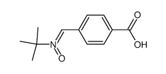 N-tert-butyl-α-(4-carboxyphenyl)nitrone结构式
