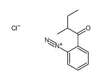 2-(2-methylbutanoyl)benzenediazonium,chloride结构式