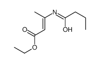 ethyl 3-(butanoylamino)but-2-enoate结构式